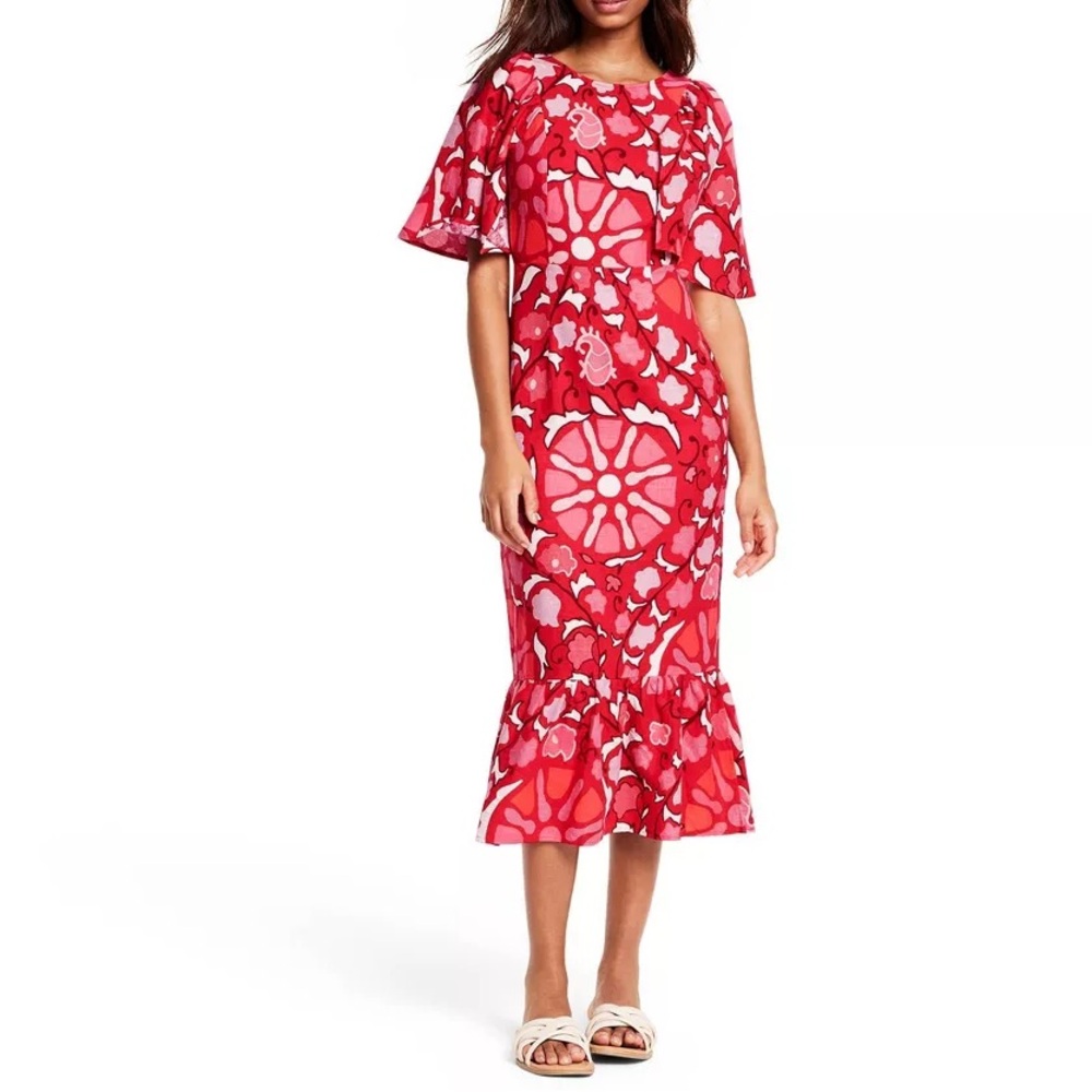 RHODE X Target Zinnia Floral Plus Size Dress